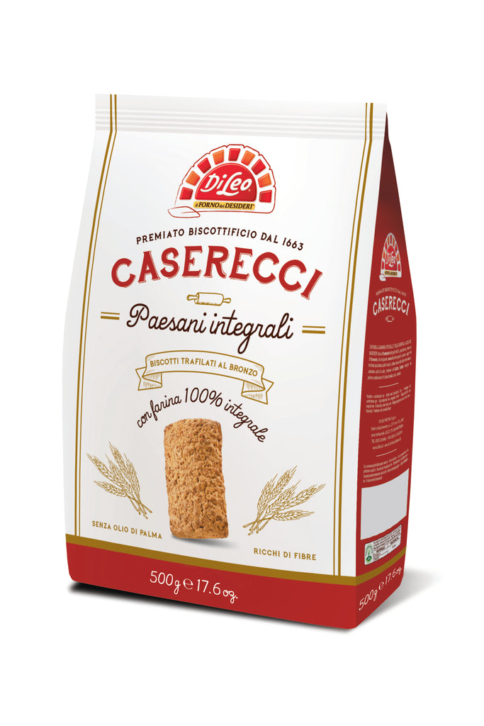 Caserecci Paesani Integrali con farina 100% integrale - 500 gr.